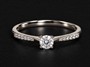 Zlatý prsten s diamanty – ALO diamonds – fotografie 4 z 5