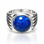 Stříbrný pánský prsten s lapisem lazuli – decentní elegance