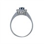 Diamantový prsten se safíry – diamanty 0,40 ct – fotografie 2 z 3