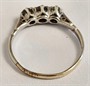 STŘÍBRNO-ZLATÝ PRSTEN S KAMENY – fotografie 5 z 5