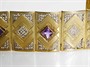 Art deco zlatý náramek s ametysty – fotografie 3 z 4