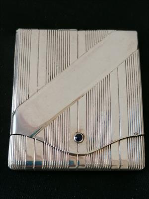 Stříbrné secesní pouzdro na sirky