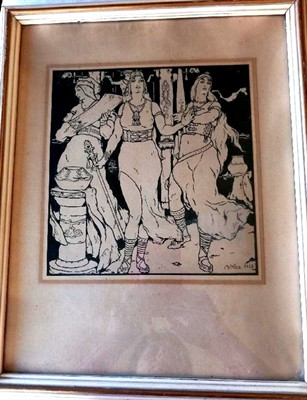 Tři Krokovy dcery, malíř Bohumil Krs 1890 - 1962