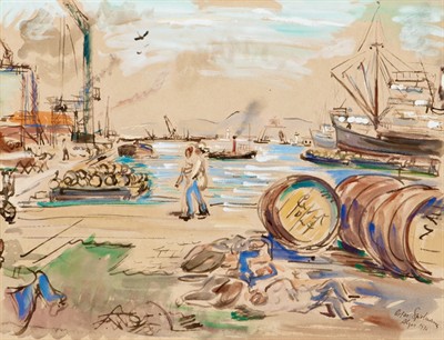 Oskar Spielmann: Přístav v Alžíru (1936)