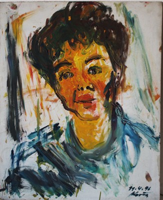 Antonín Kroča,Portret zeny