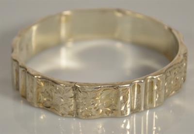 STŘÍBRNÝ ARTDEKO NÁRAMEK  25,5g