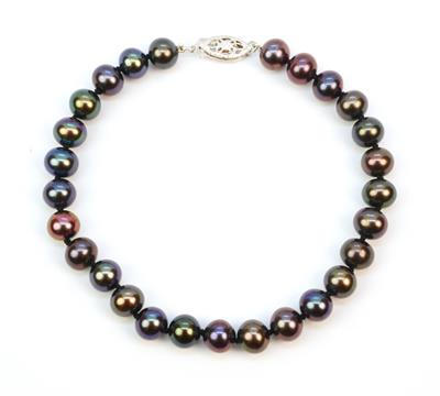 Zlatý perlový náramek