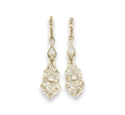 Zlaté náušnice s brilianty