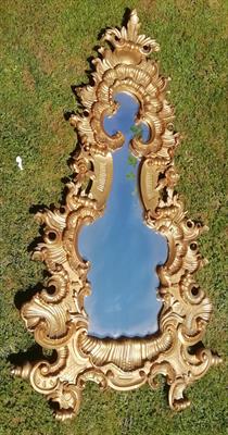 Zlacené vyřezávané zrcadlo