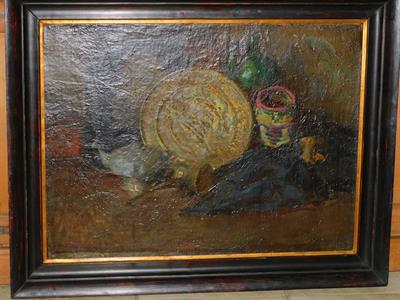 ZÁTIŠÍ, olej na plátně, signováno nečitelně SIEBURGER ?