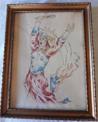 Alegorie Míru, rok 1945, Bohuslav Krs, 1890 - 1962