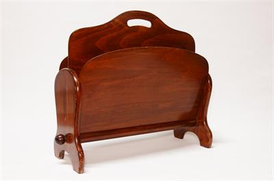 Přenosný stojan na noviny v původním velmi pěkném stavu