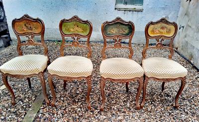 Pseudo rokokové židle 4ks