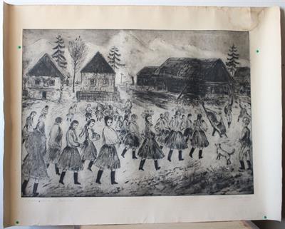 Vladimír Pecháček - Svatební průvod v Gerlachově