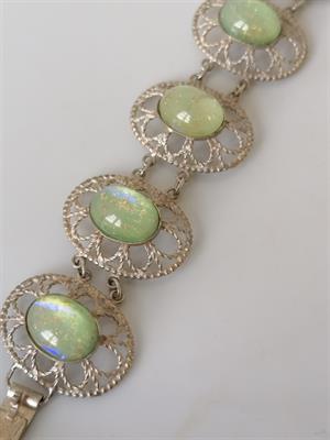 Stříbrný filigránový náramek