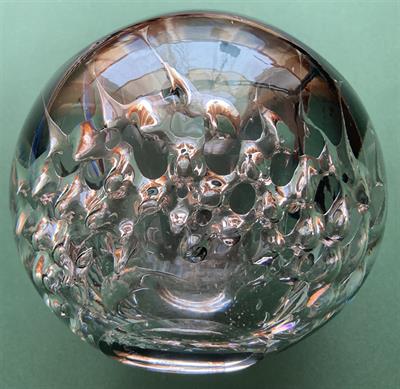 Váza lité sklo sign. Habermeier