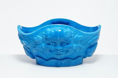 Mísa - bůh vína BAKCHUS  lapisové sklo, ART DECO