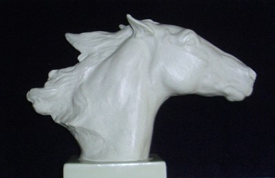 Kůň Hannibal. Rosenthal, modelér Haussman.