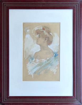 Otto Peters - Secesní dívka