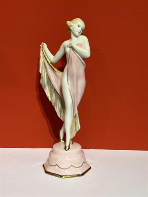 Slavkov - Schlaggenwald, Dívčí akt v růžovém , Art Deco