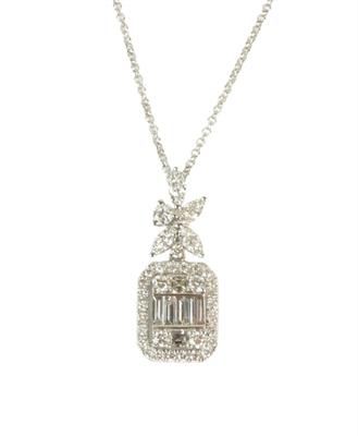 Zlatý náhrdelník s diamanty