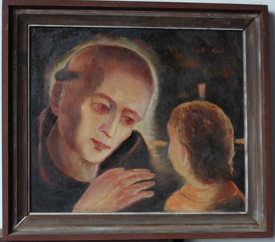 Heinrich Seck - Carton - Biblický motiv - 1946