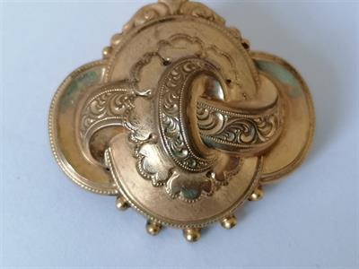 Biedermeier brož - double