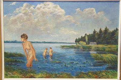 Koupající se nahé dívky Velké Dářko - Jar. Jizerský PROKOP