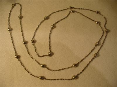 DLOUHÝ  STŘÍBRNÝ  NÁHRDELNÍK