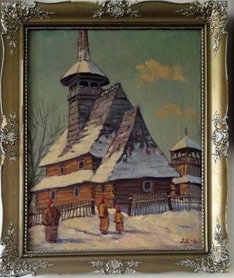 J. Zajíček - motiv z Podkarpatské Rusi