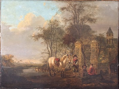 Holandský romantismus kolem 1850, olej na dřevě