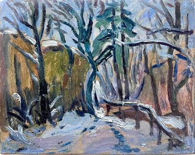 Oldřich Koníček: Zima v parku