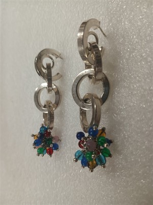 Dlouhé výrazné náušnice kruhy