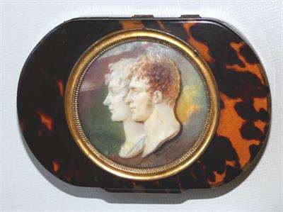 Empírová doza na tabák sig.HUMMEL 1807