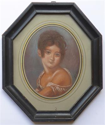 Portrét holčičky, podle Jean - Elisabeth Chaudet