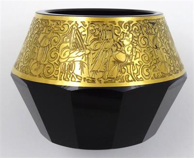 Oertel & Co Haida - Vázička s oroplastikou