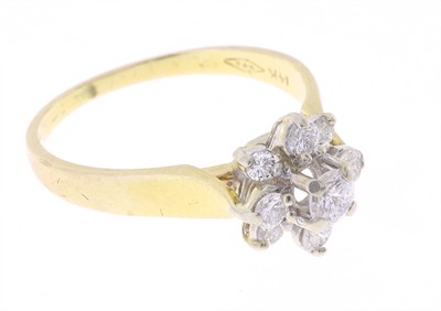 Elegantní prsten s brilianty 0,45 ct, žluté zlato 585