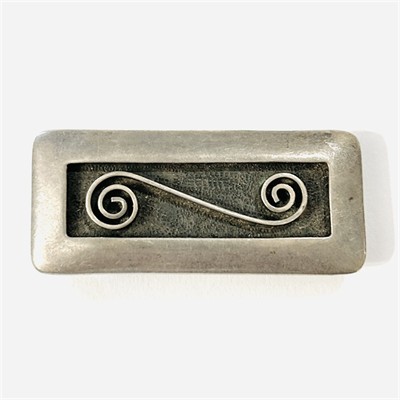 Stříbrná spona na pásek