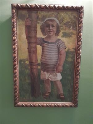 Obraz "Chlapec v pruhovaném tričku"