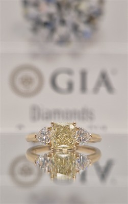 Luxusní diamantový prsten s GIA certifikáty – 2,18 ct