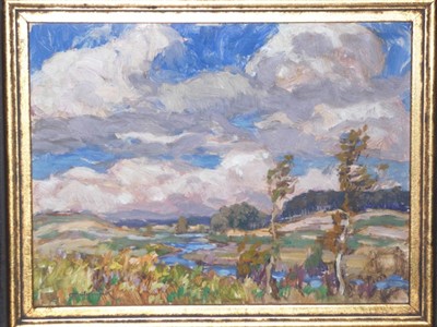 Obraz krajina signováno O.Bubeníček (1871 - 1962)