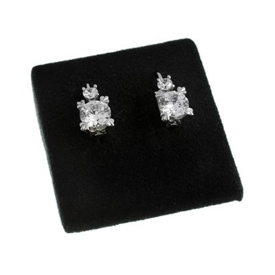 Zlaté náušnice s leukosafíry