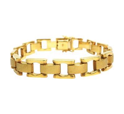 Zlatý článkový náramek