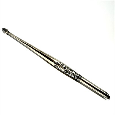 Stříbrný secesní psací brk