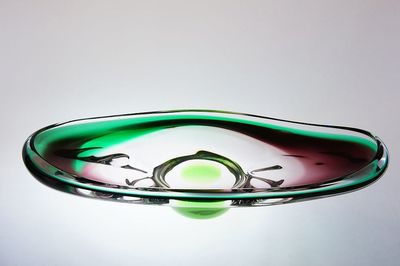 Mísa z ametystového hutního skla - sklárna Škrdlovice