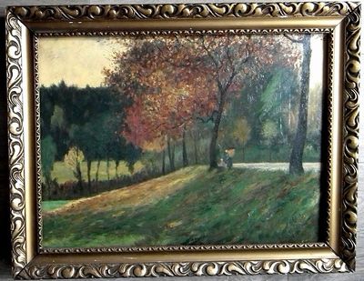 George Lemm: Lesní cesta - secese.