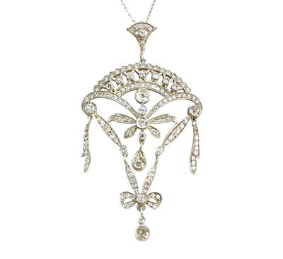 Zlatý kolier s brilianty