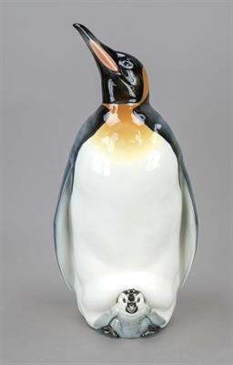 Hutschenreuther, Velký tučňák císařský s mládětem