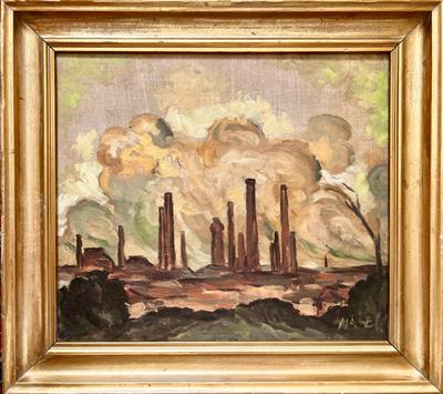 Václav Mašek: Průmyslová krajina (l1910-1914)