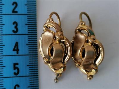 Náušnice biedermeier - double